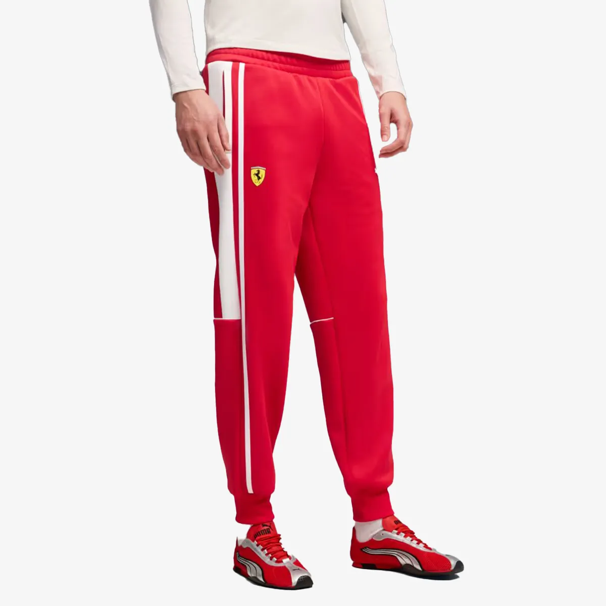 PUMA Hlače Ferrari MT7 Track Pants rosso corsa 