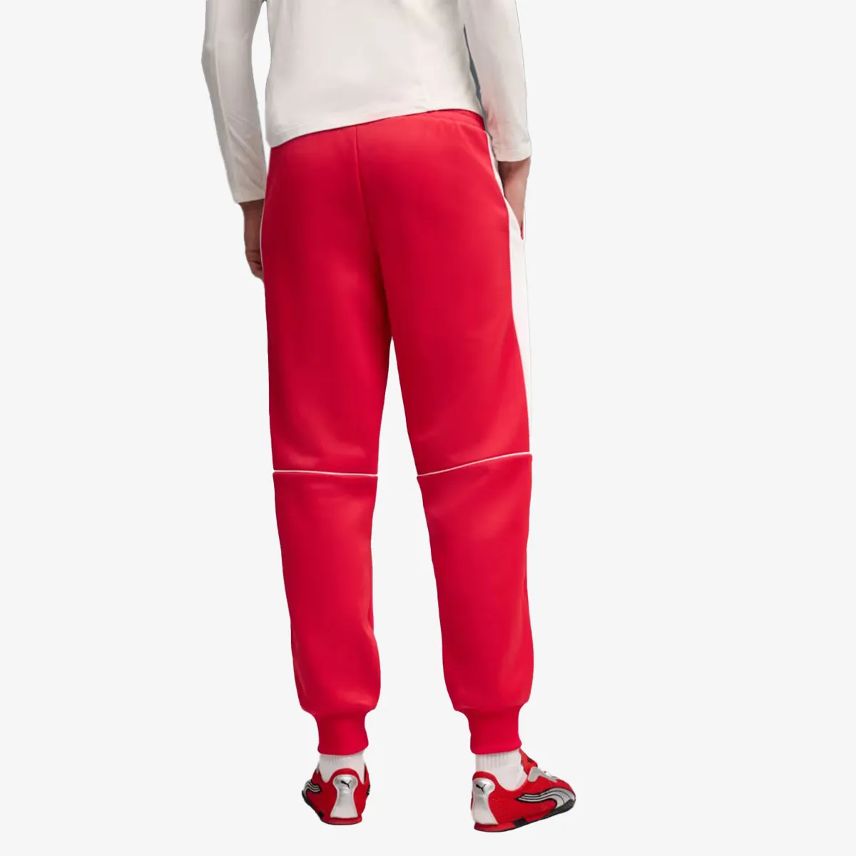 PUMA Hlače Ferrari MT7 Track Pants rosso corsa 