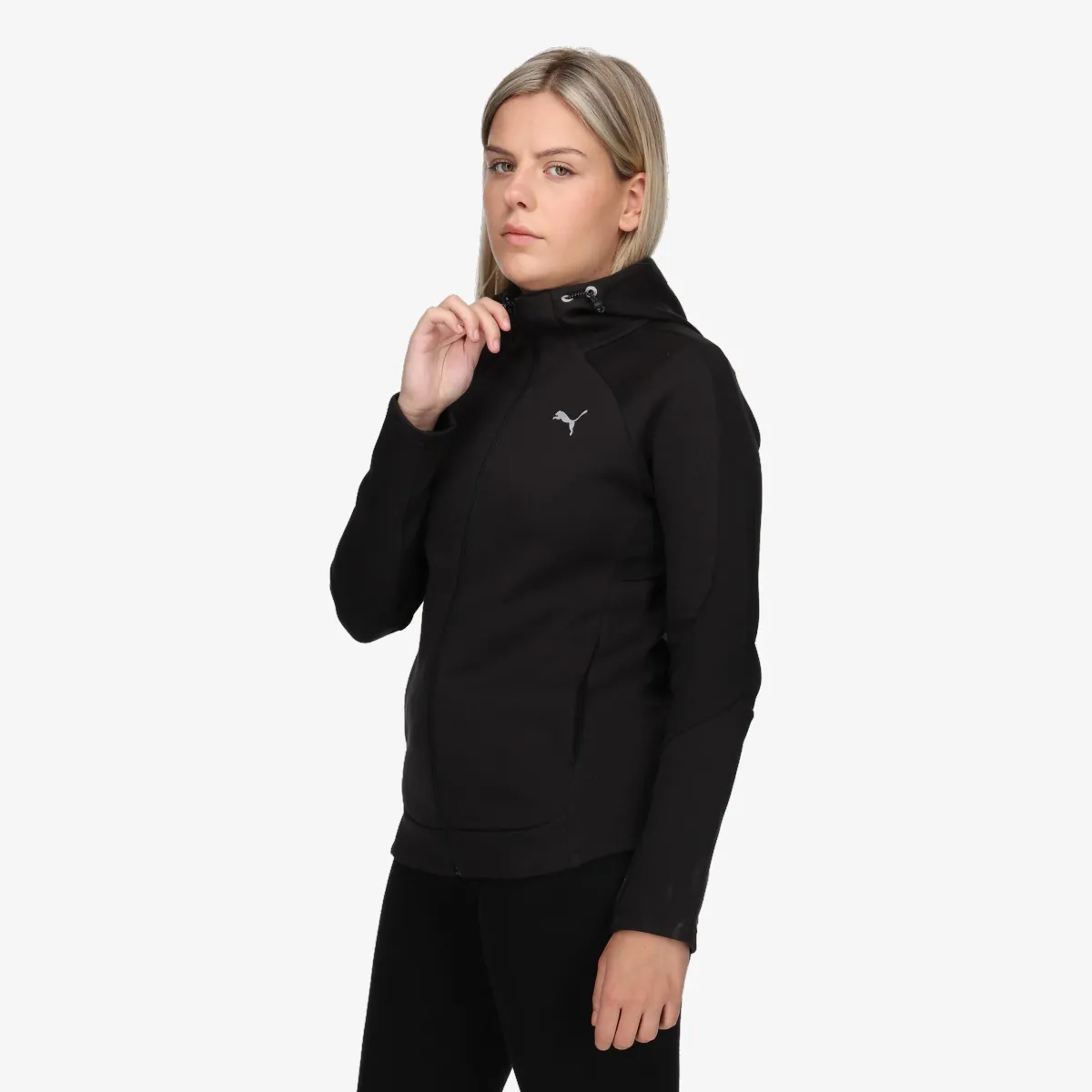 PUMA Majica s kapuljačom s patentom PUMA EVOSTRIPE Full-Zip Hoodie