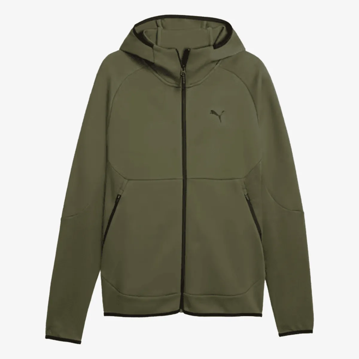 PUMA Majica s kapuljačom s patentom PUMATECH Slim Elevated Full-Zip Hoodie D