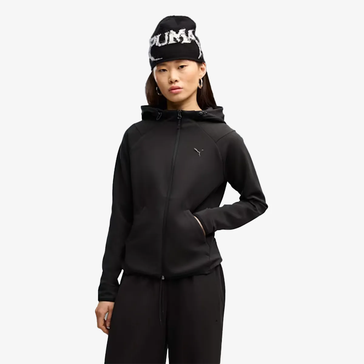PUMA Majica s kapuljačom s patentom PUMATECH SENSE Full-Zip Jacket DK