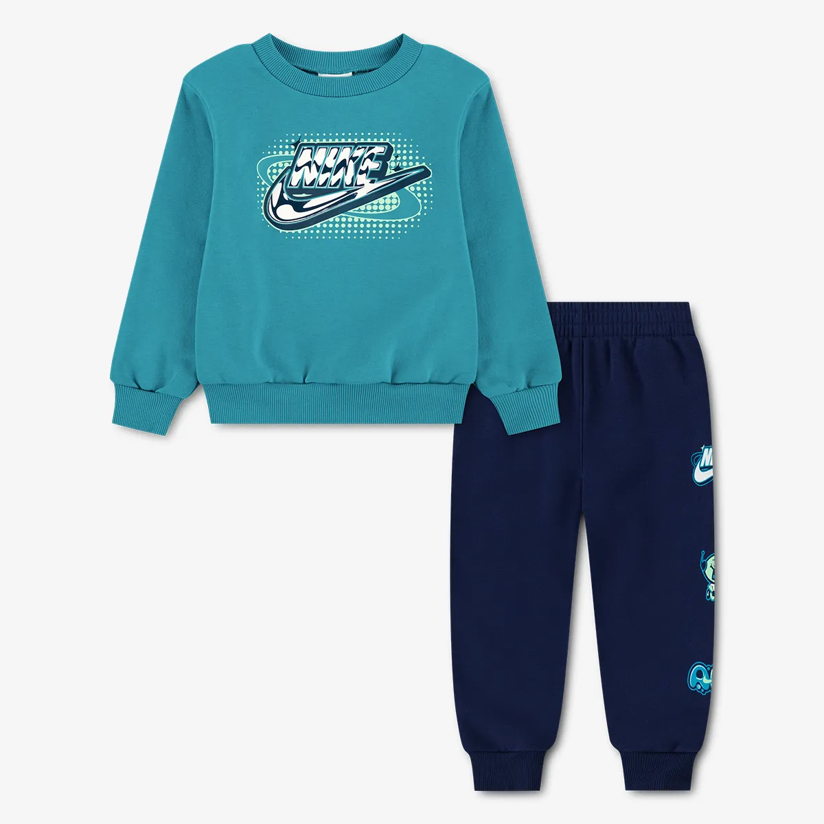 NIKE Trenirka NKB B NSW BRAND A FLC CREW SET 