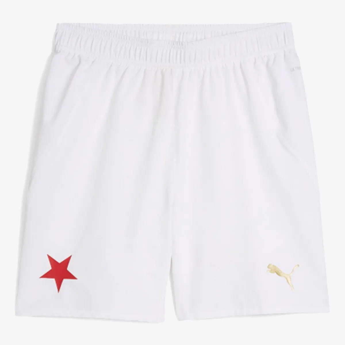 PUMA Kratke hlače SKS Shorts Promo - PUMA White-PUMA Red 