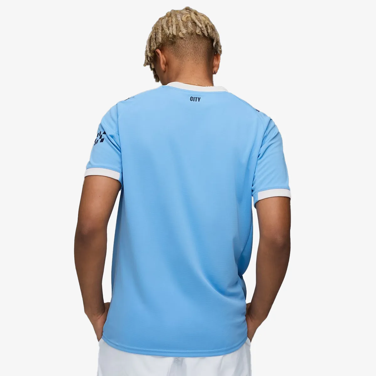 PUMA Dres MCFC Home Jersey Replica Team Light Blue 