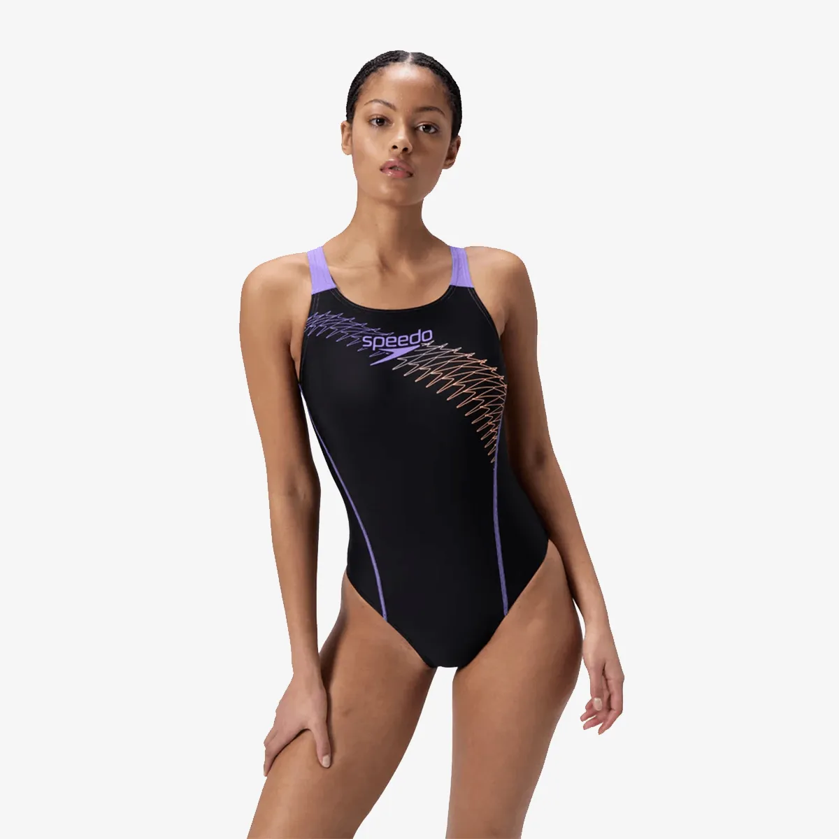SPEEDO Kupaći kostim MEDLEY LOGO MDLT ORANGE
