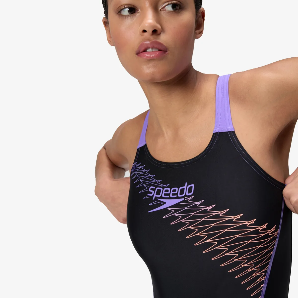 SPEEDO Kupaći kostim MEDLEY LOGO MDLT ORANGE 