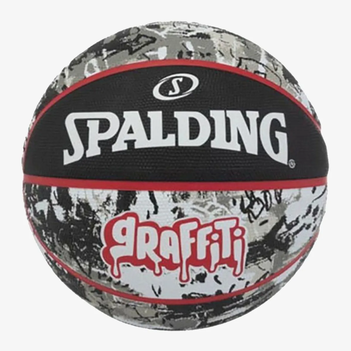 SPALDING Lopta KOŠ. LOPTA GRAFITTI red/black 