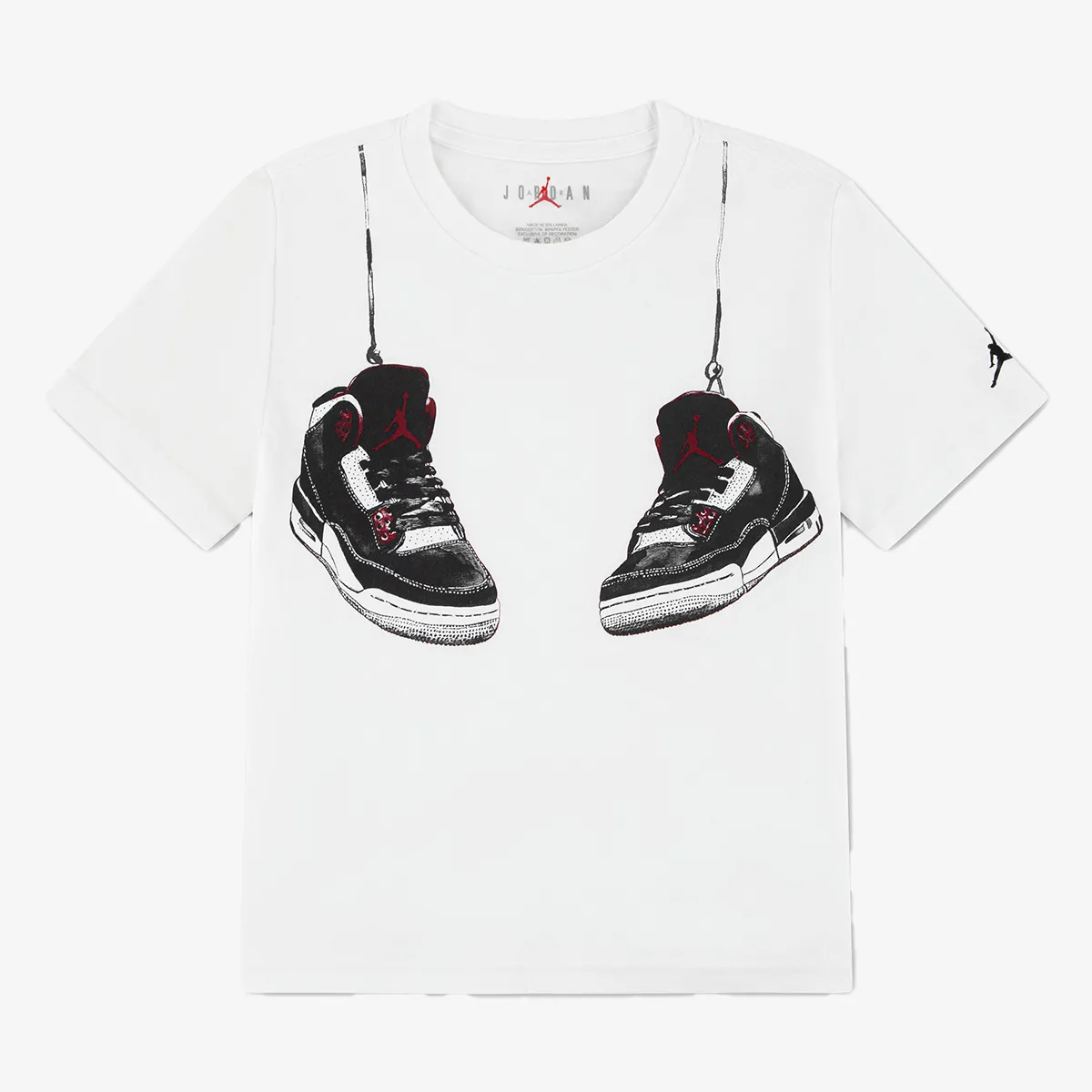 JORDAN T-Shirt JDB AJ3SHOE STRINGS 