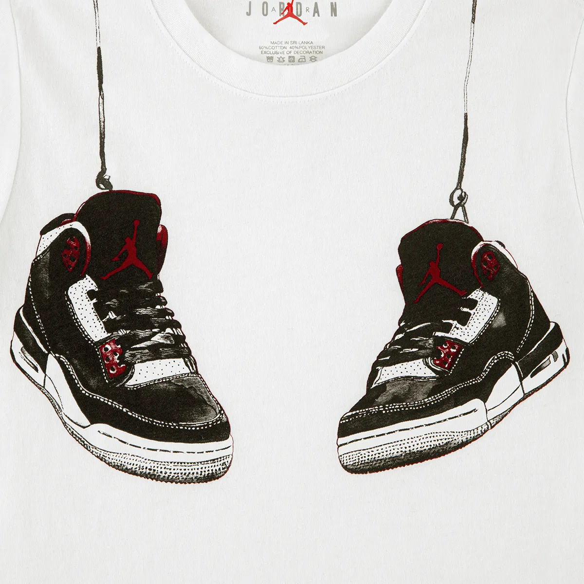 JORDAN T-Shirt JDB AJ3SHOE STRINGS 