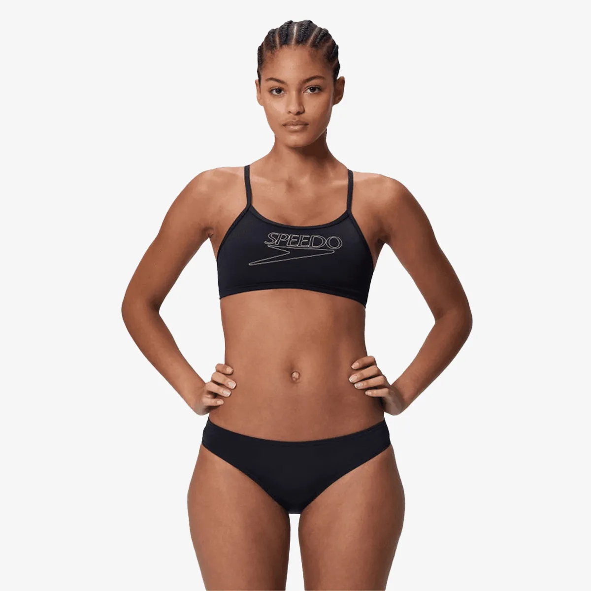 SPEEDO Kupaći kostim Endurance+ Logo Thin Strap Two Piece 
