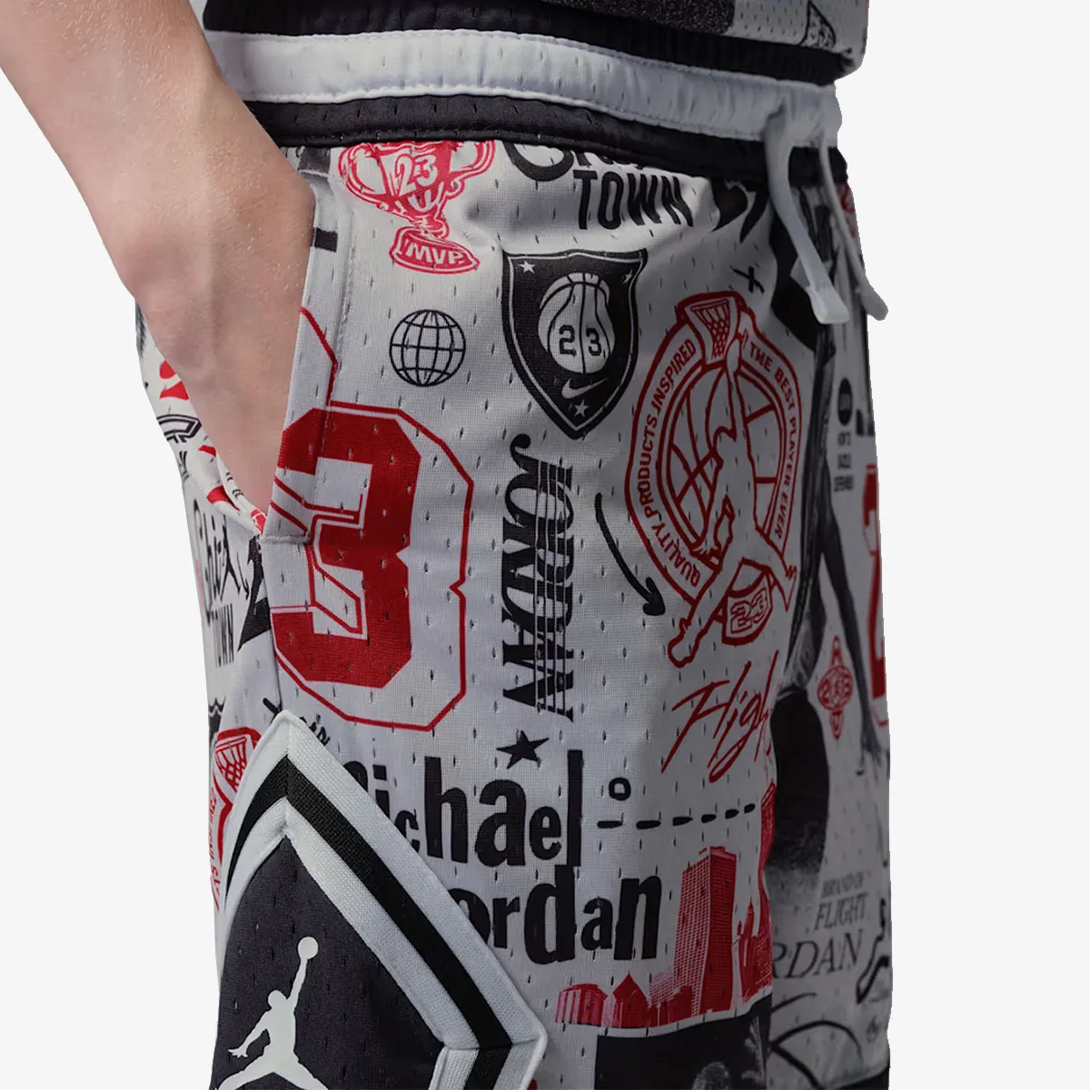 JORDAN Kratke hlače JDB MJ AOP SPORT DIAMOND SHORT