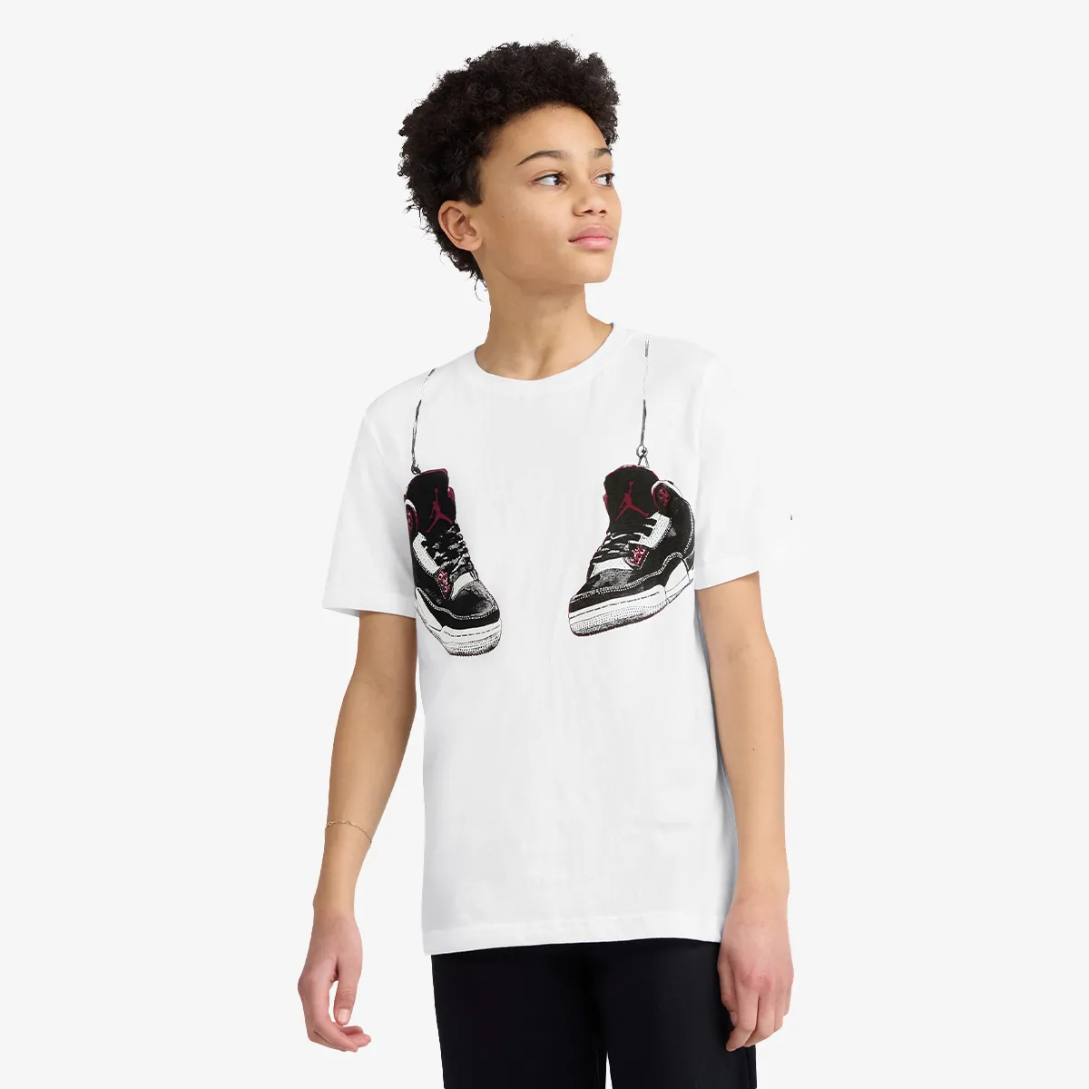 JORDAN T-Shirt JDB AJ3SHOE STRINGS 