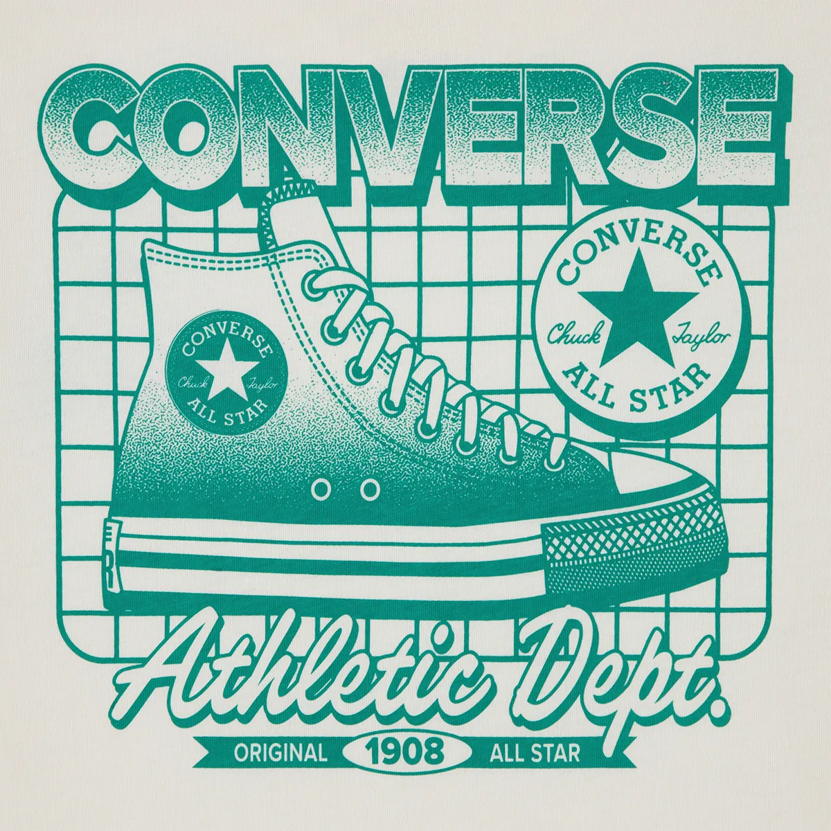 CONVERSE T-Shirt CNVB FRONTBACK RETRO SNKR TEE