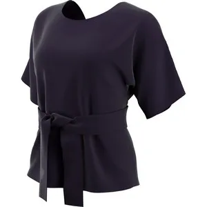 NIKE T-Shirt W NK STUDIO SS WRAP TOP 