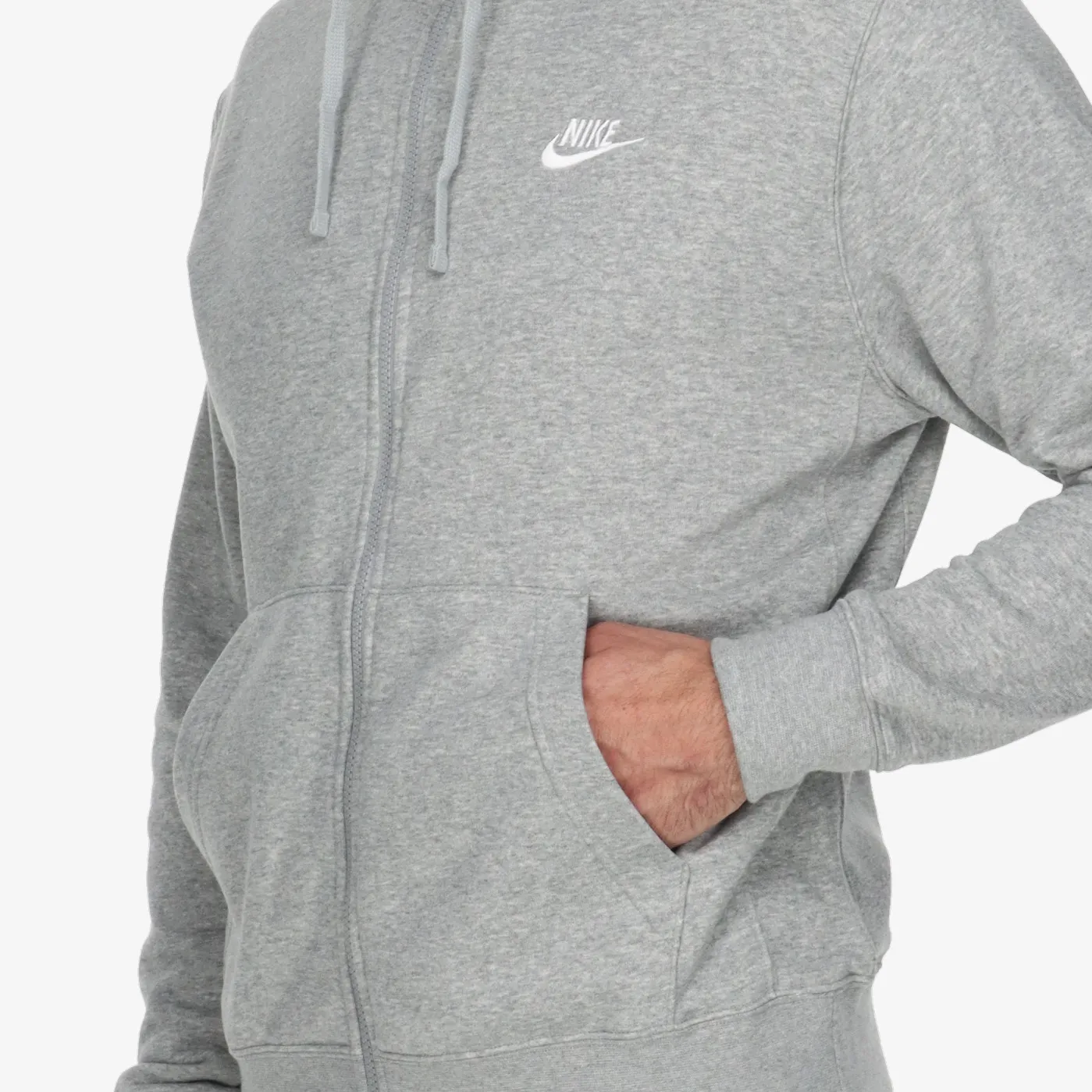 NIKE Majica s kapuljačom s patentom M NSW CLUB HOODIE FZ FT 