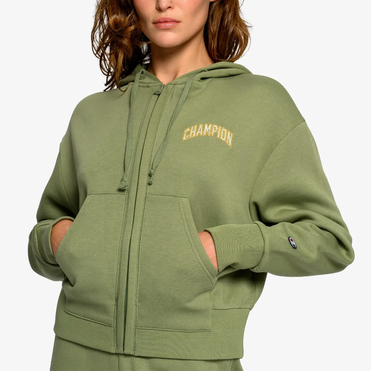 CHAMPION Majica s kapuljačom s patentom RETRO SPORT FULL ZIP HOODY