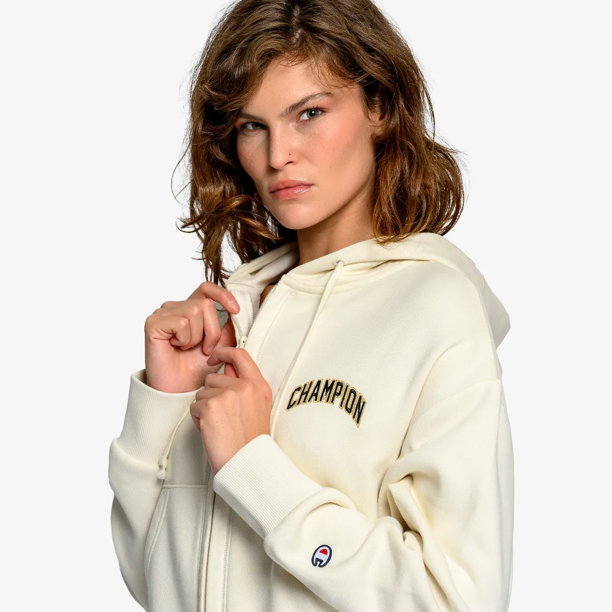 CHAMPION Majica s kapuljačom s patentom RETRO SPORT FULL ZIP HOODY