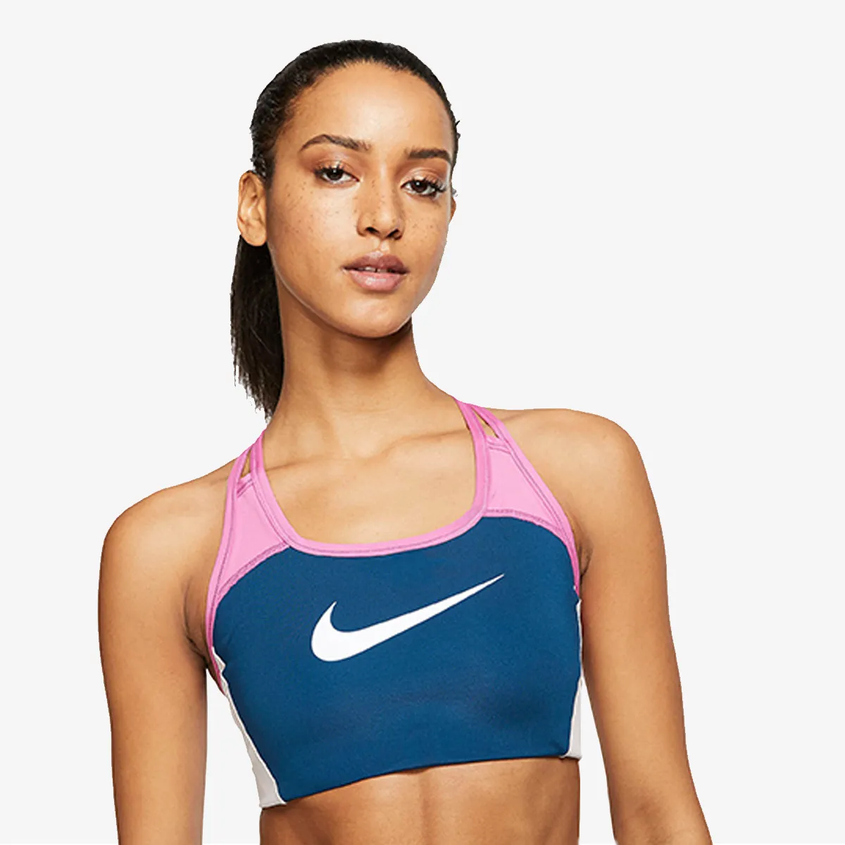 NIKE Sportski grudnjak MED PAD LOGO BRA 