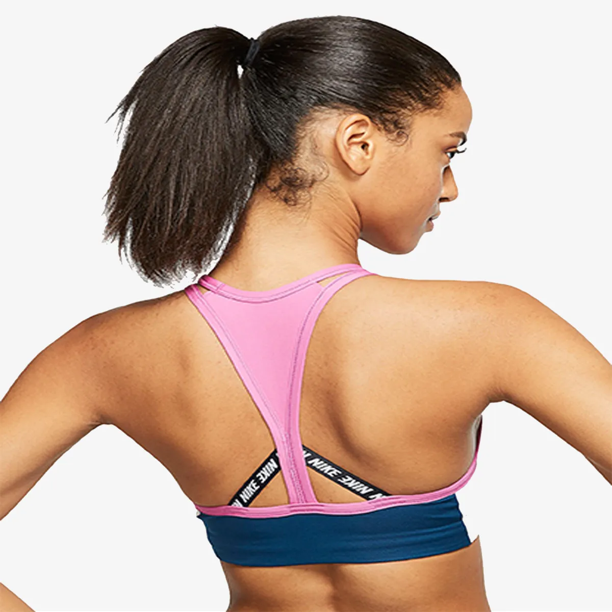 NIKE Sportski grudnjak MED PAD LOGO BRA 