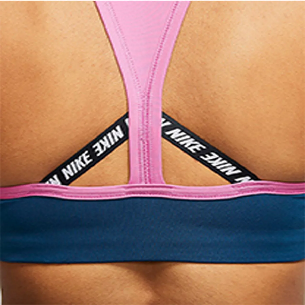 NIKE Sportski grudnjak MED PAD LOGO BRA 
