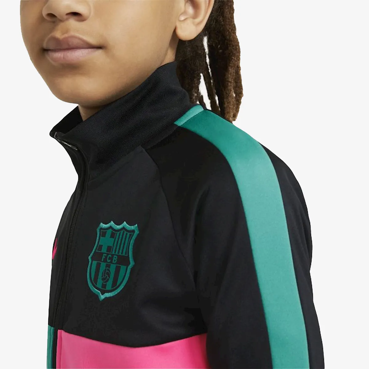 NIKE Majica s patentom FCB Y NK I96 ANTHEM TRK JKT CL 