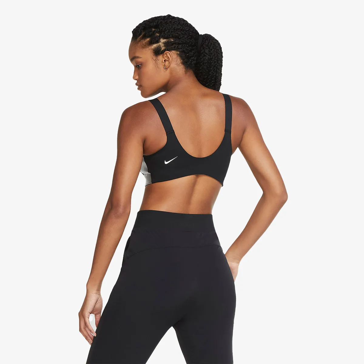NIKE Sportski grudnjak NIKE SWOOSH MTLC LOGO BRA PAD 