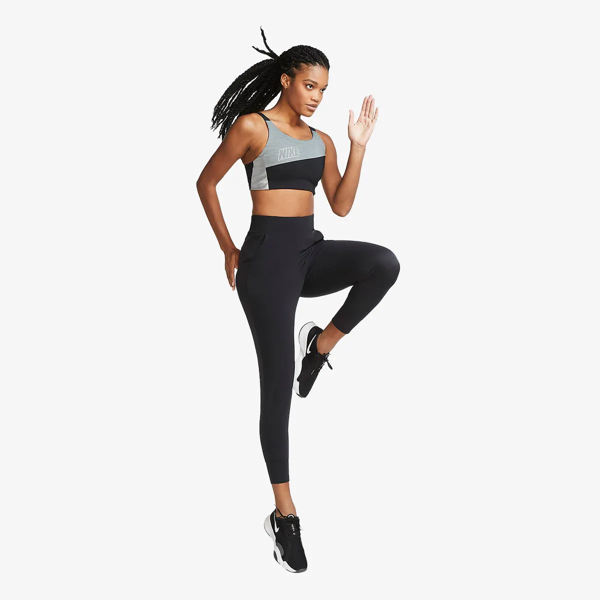 NIKE Sportski grudnjak NIKE SWOOSH MTLC LOGO BRA PAD 