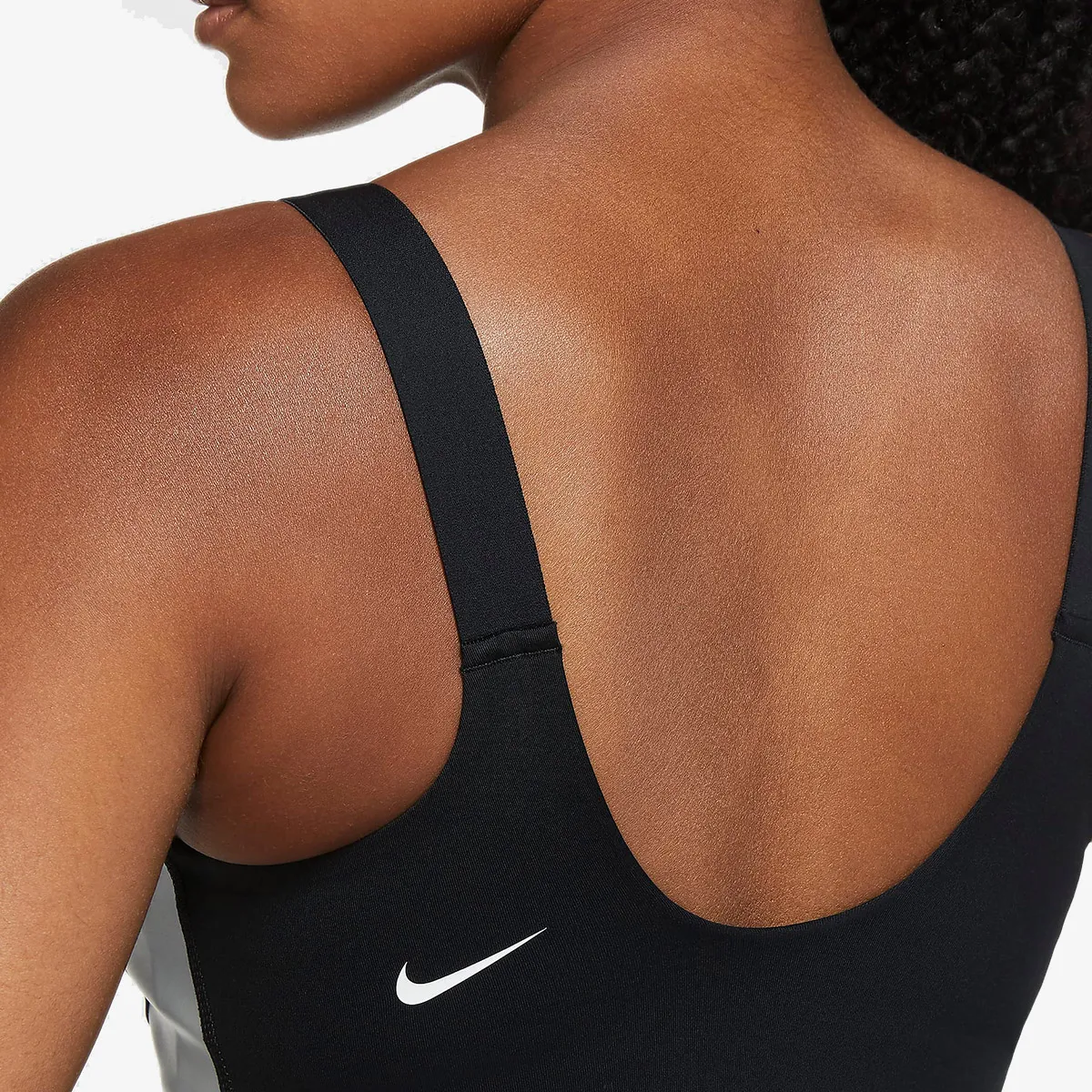 NIKE Sportski grudnjak NIKE SWOOSH MTLC LOGO BRA PAD 