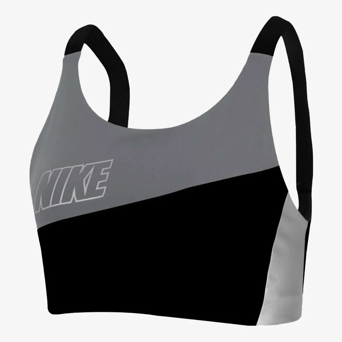 NIKE Sportski grudnjak NIKE SWOOSH MTLC LOGO BRA PAD 