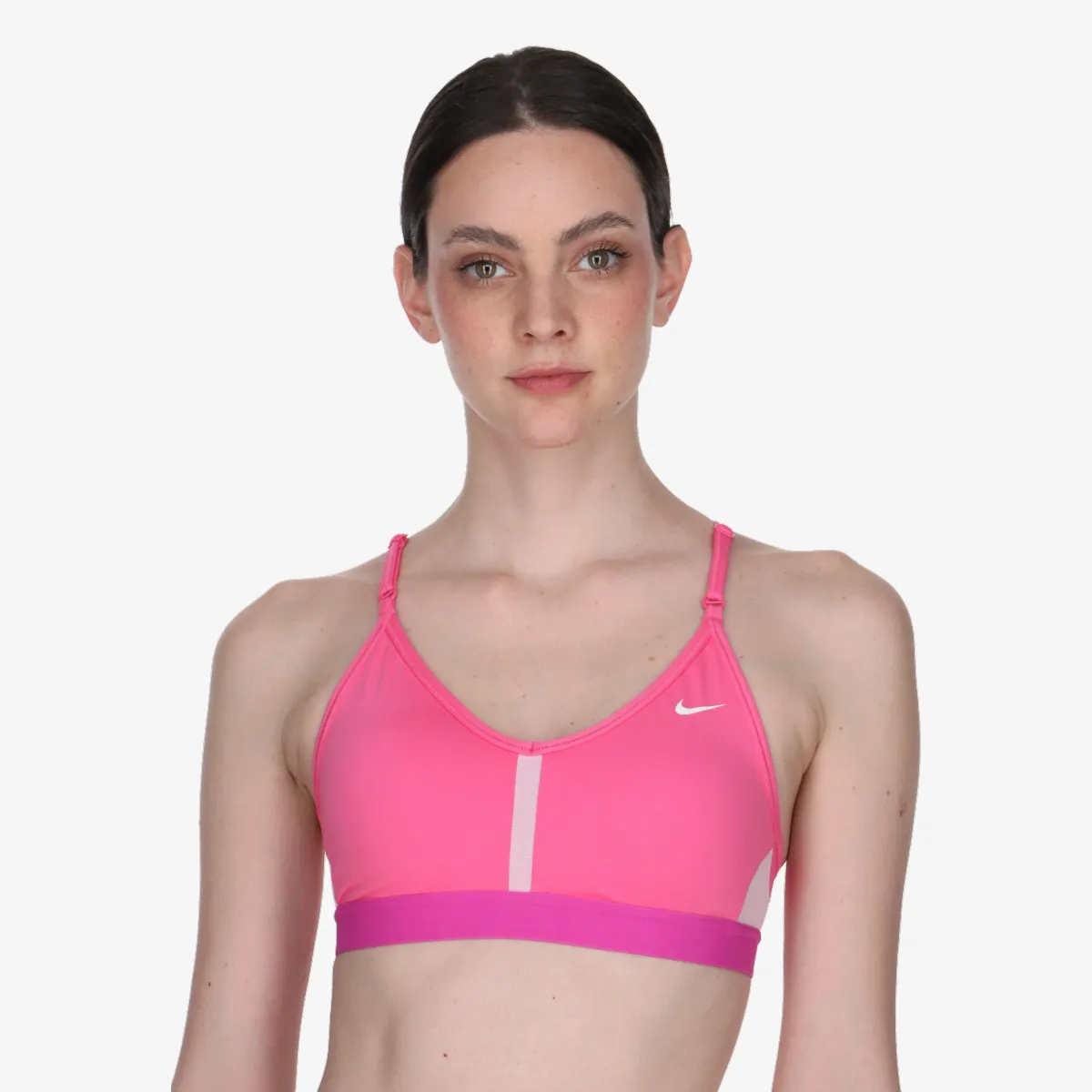 NIKE Sportski grudnjak W NK DF INDY V-NECK BRA 