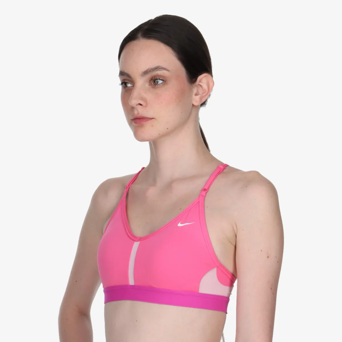 NIKE Sportski grudnjak W NK DF INDY V-NECK BRA 