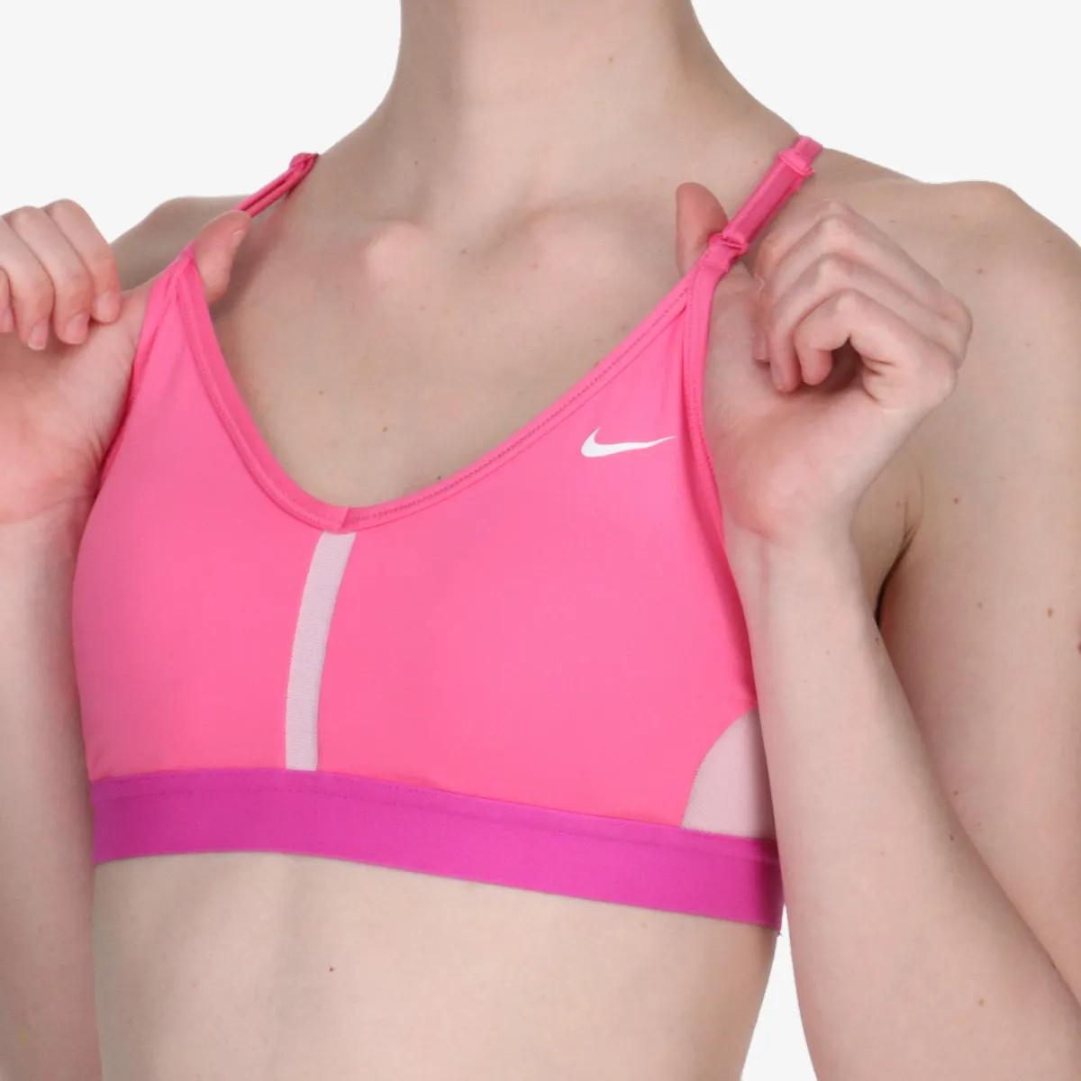 NIKE Sportski grudnjak W NK DF INDY V-NECK BRA 