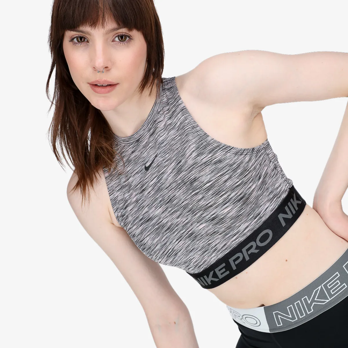 NIKE Top i majica bez rukava W NP TANK SDYE PS PP2 