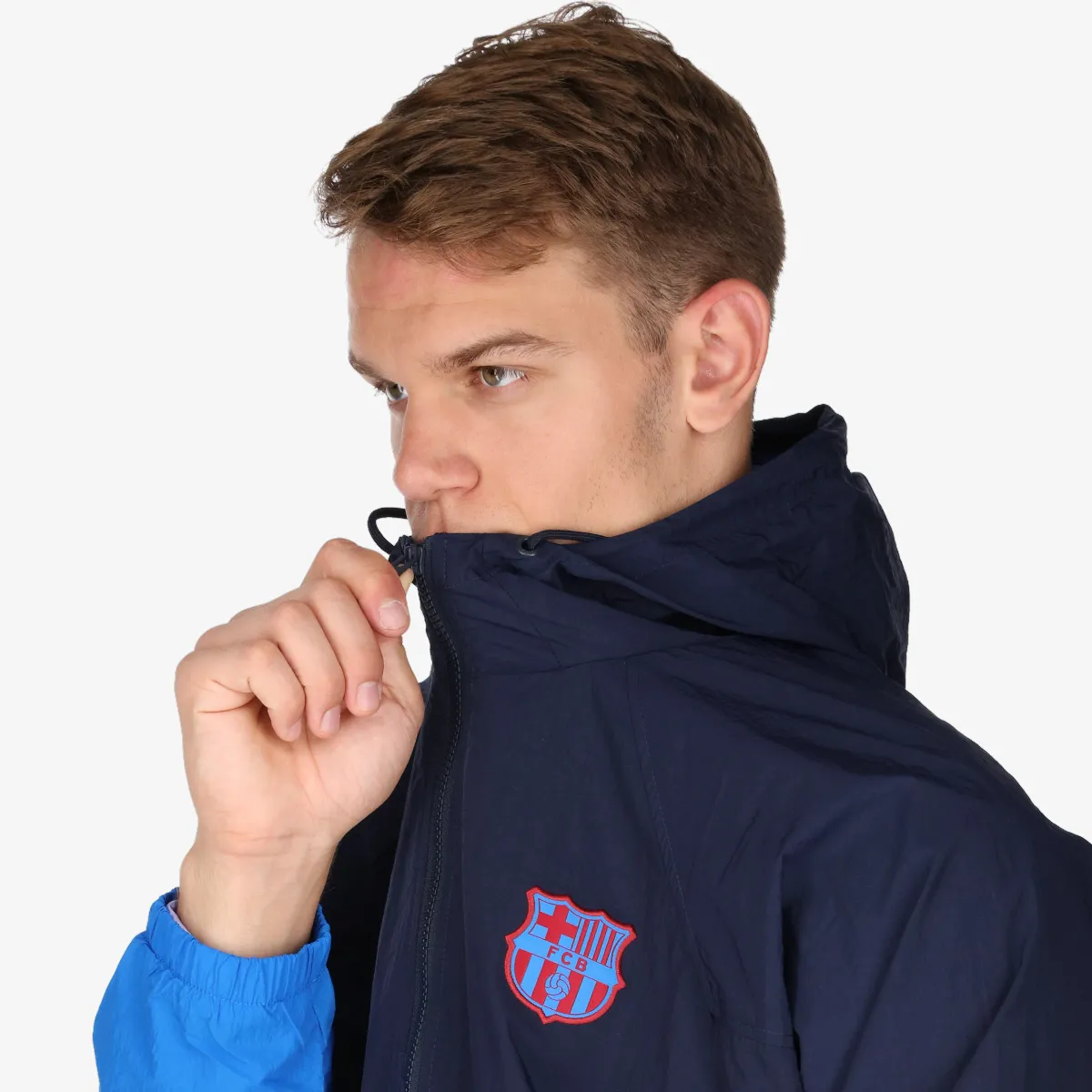NIKE Majica s kapuljačom s patentom FCB M NSW HE WR JKT WVN SIG 