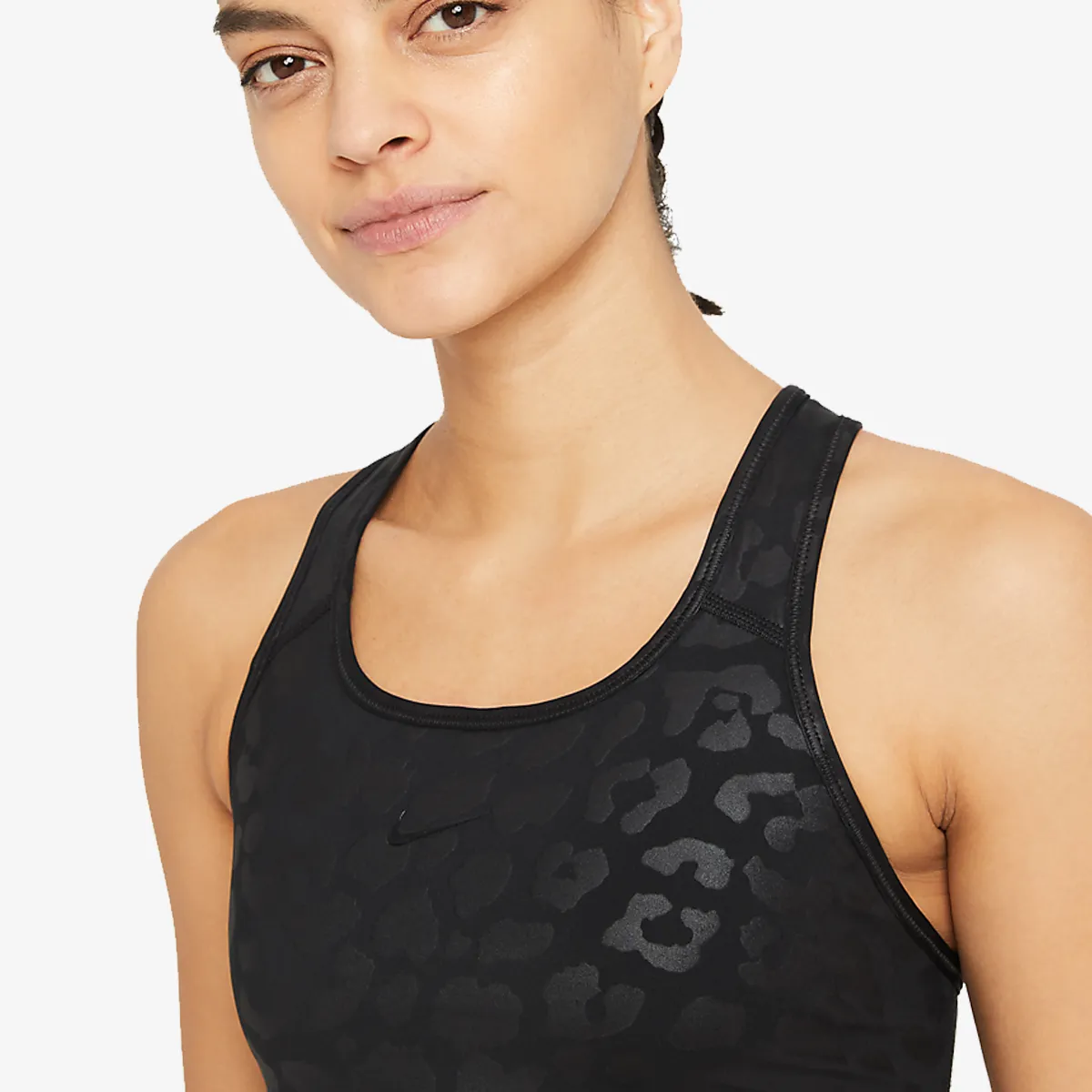 NIKE Sportski grudnjak W NP DF SWSH LEPARD SHINE BRA 
