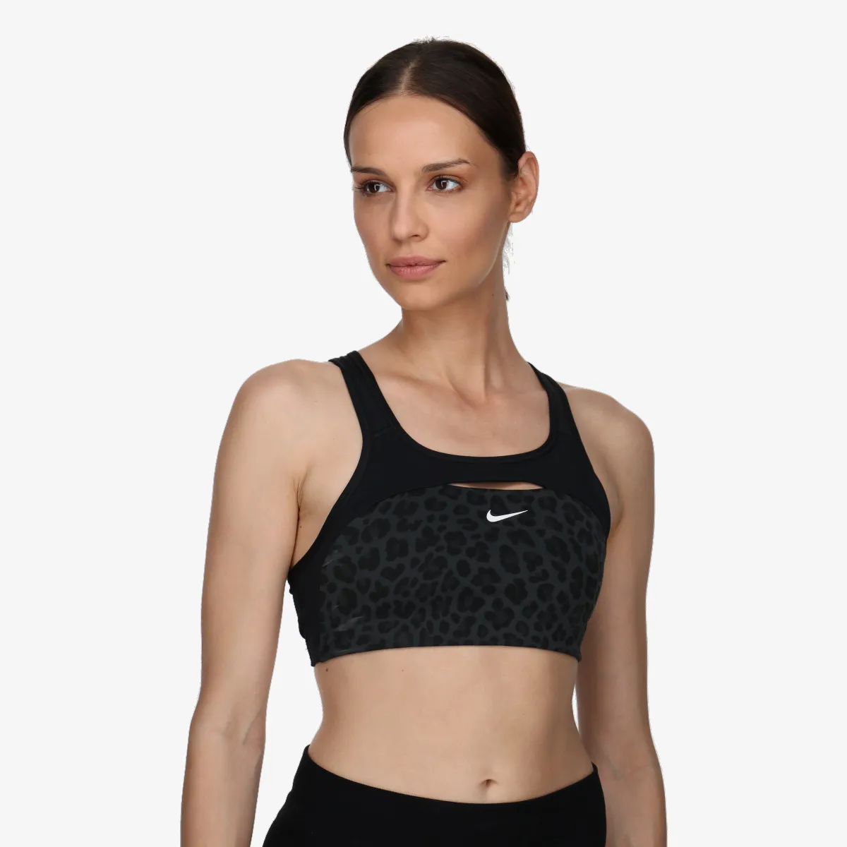 NIKE Sportski grudnjak W NK DF SWSH CRS BK AOP BRA 