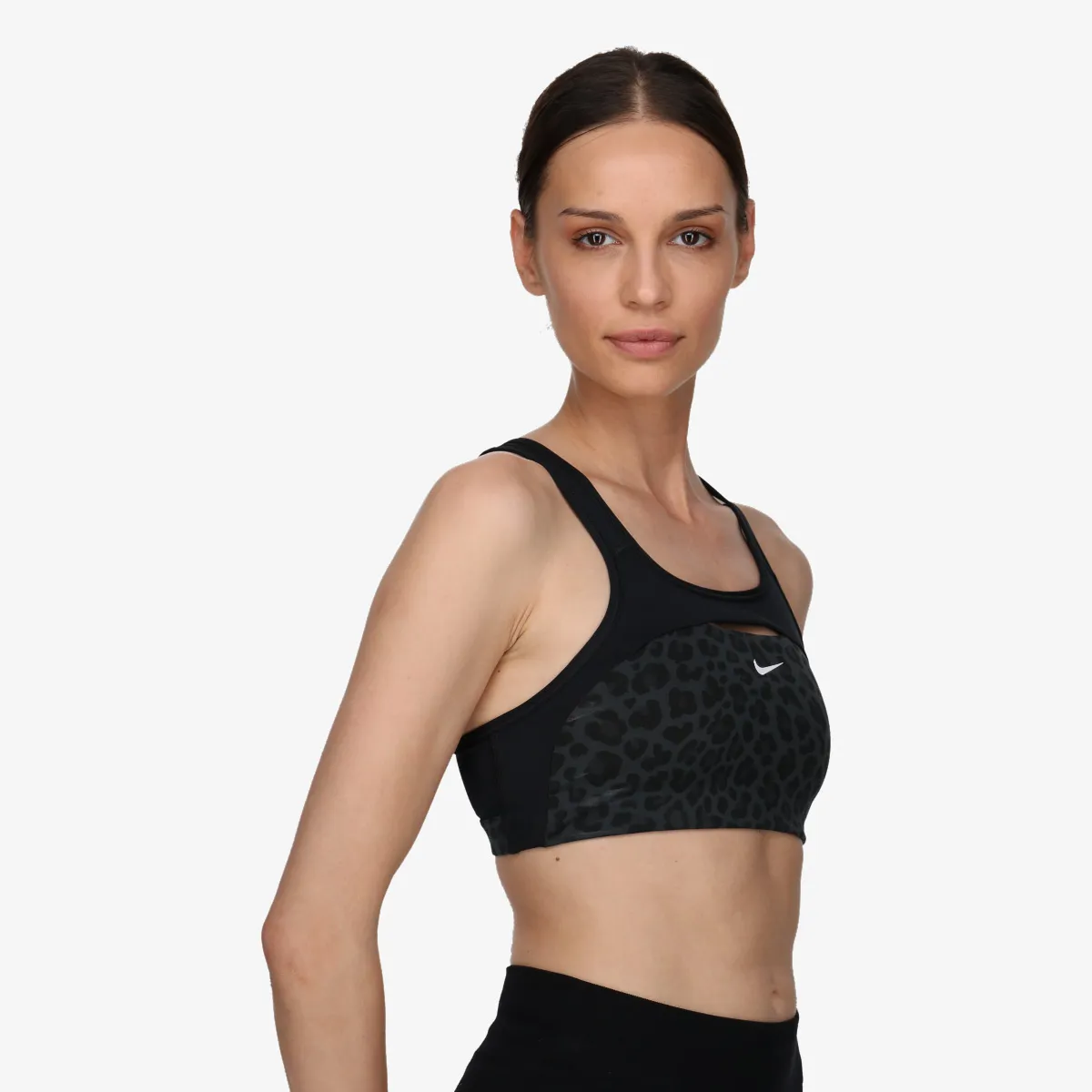 NIKE Sportski grudnjak W NK DF SWSH CRS BK AOP BRA 