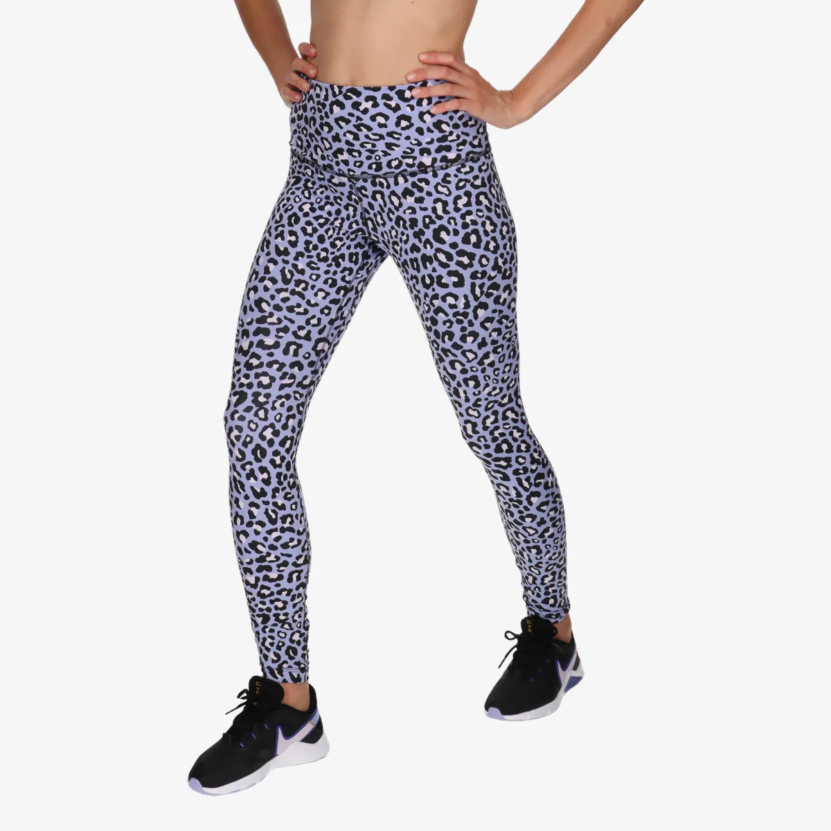 NIKE Tajice W NK ONE DF HR TGHT LEOPARD