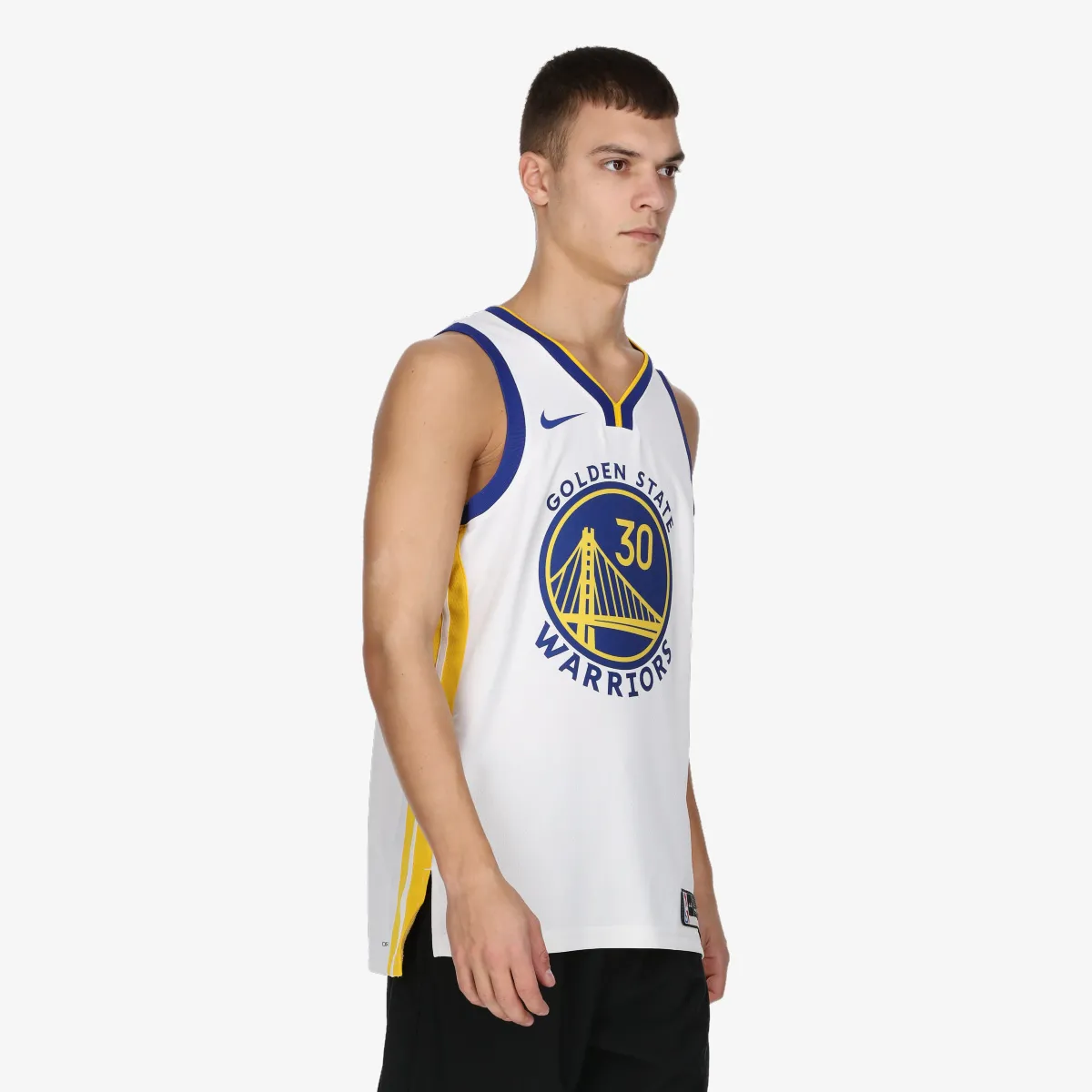 NIKE Top i majica bez rukava GSW MNK DF SWGMN JSY ASC 22 