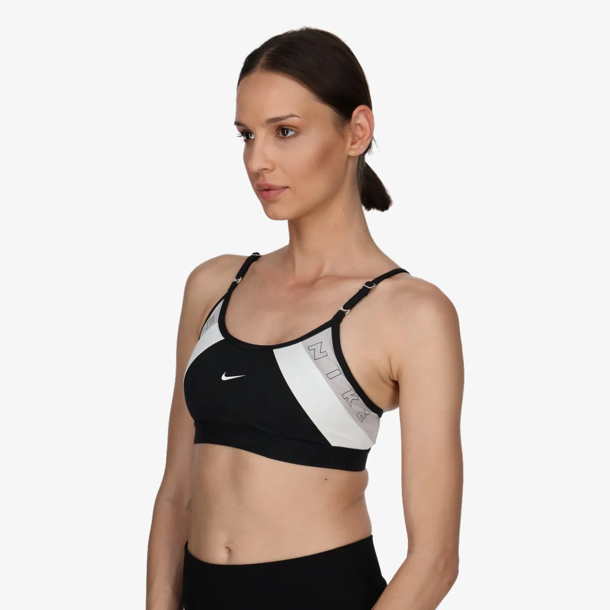NIKE Sportski grudnjak W NK DF INDY LOGO BRA 6MO 