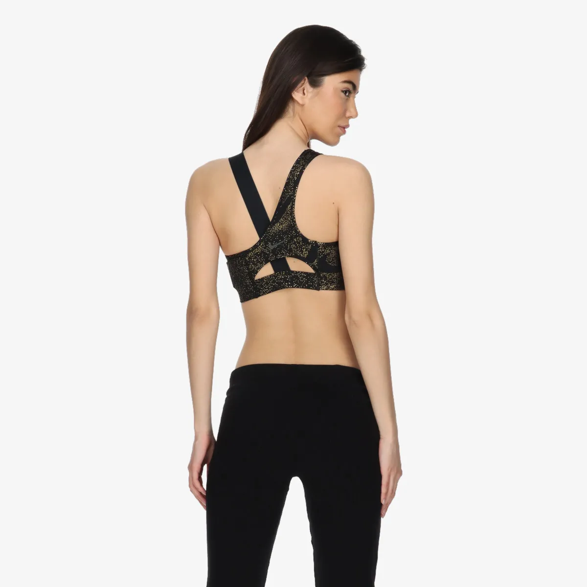 NIKE Sportski grudnjak W NK DF SWSH ASYM AOP BRA 