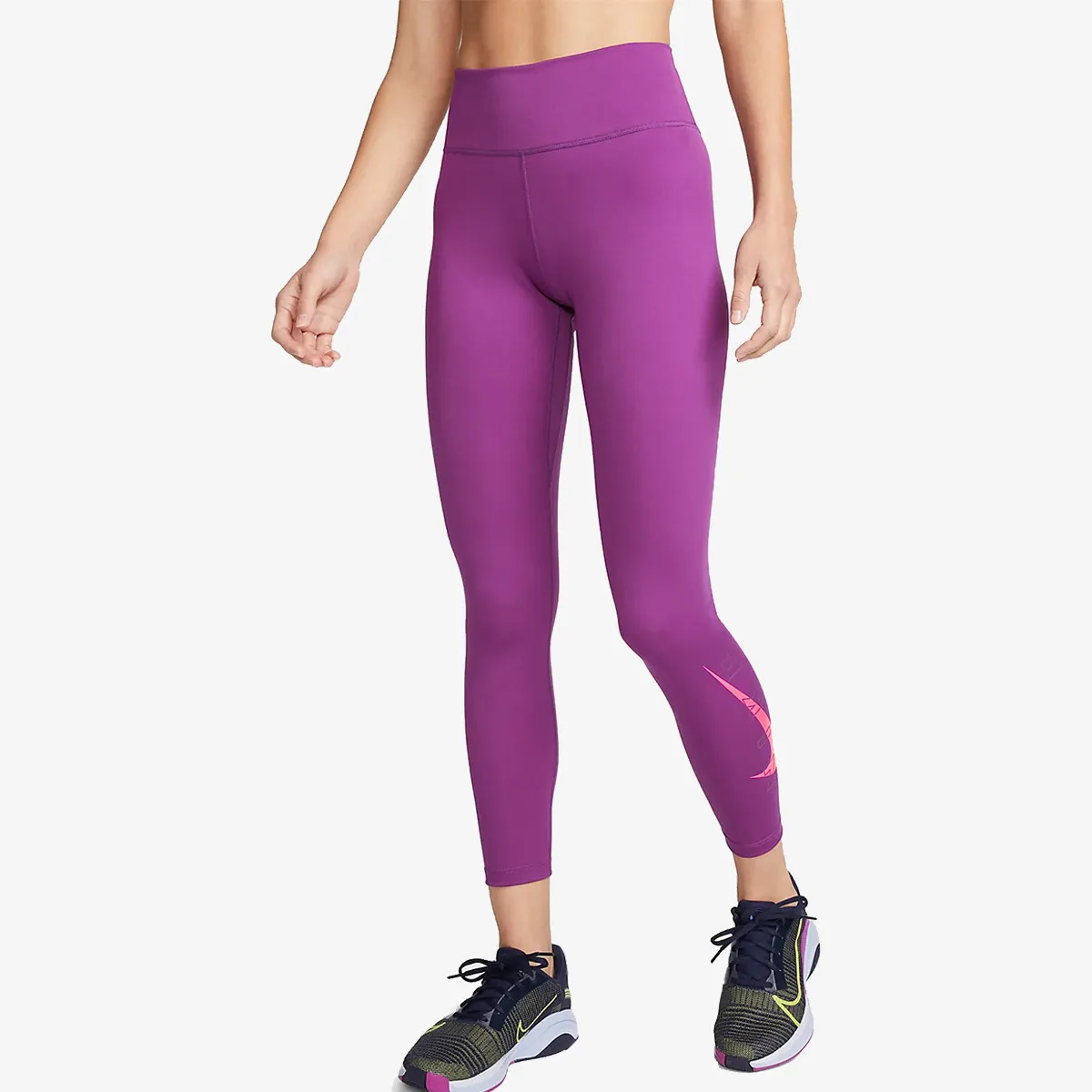 NIKE Tajice W NK ONE DF MR GRX 7/8 TGHT 