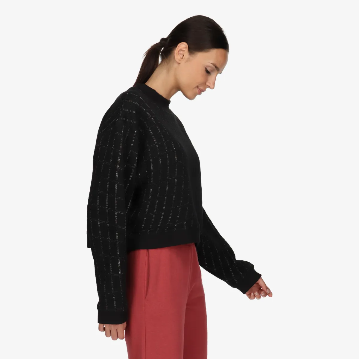 NIKE Majica bez kragne W NY TF LUXE COZY FLC CREW 