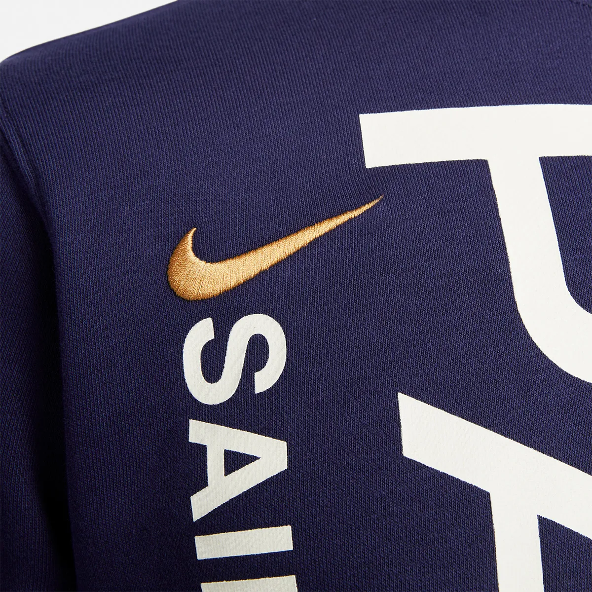NIKE Majica bez kragne PSG M NSW CLUB CRW FT GX 