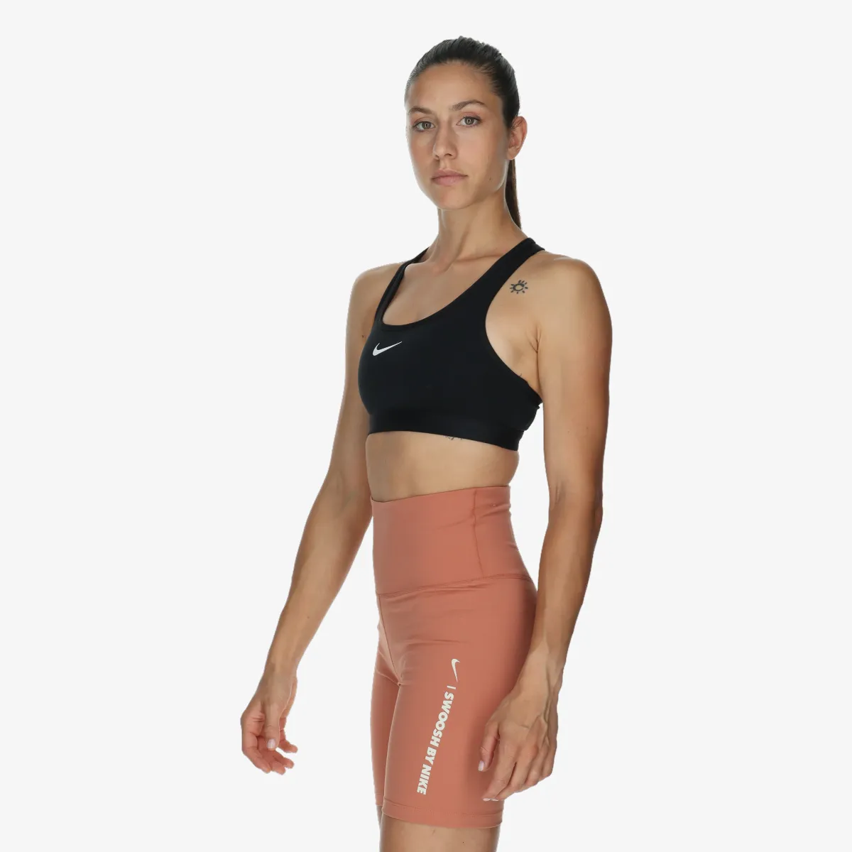 NIKE Sportski grudnjak W NK DF SWSH MED SPT BRA 