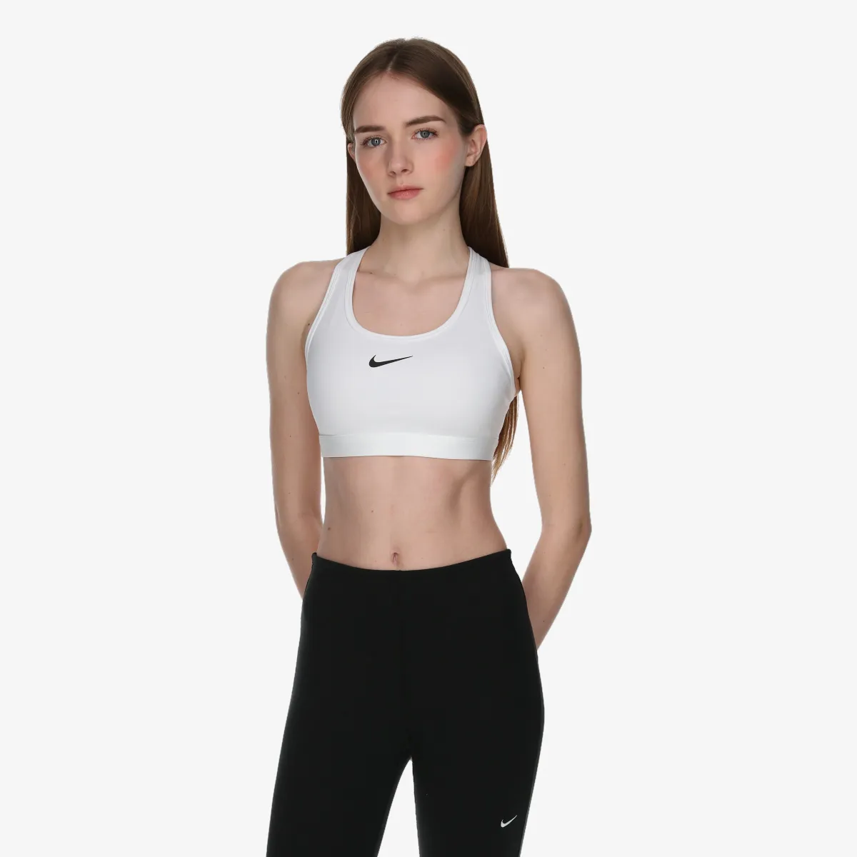 NIKE Sportski grudnjak W NK DF SWSH MED SPT BRA 