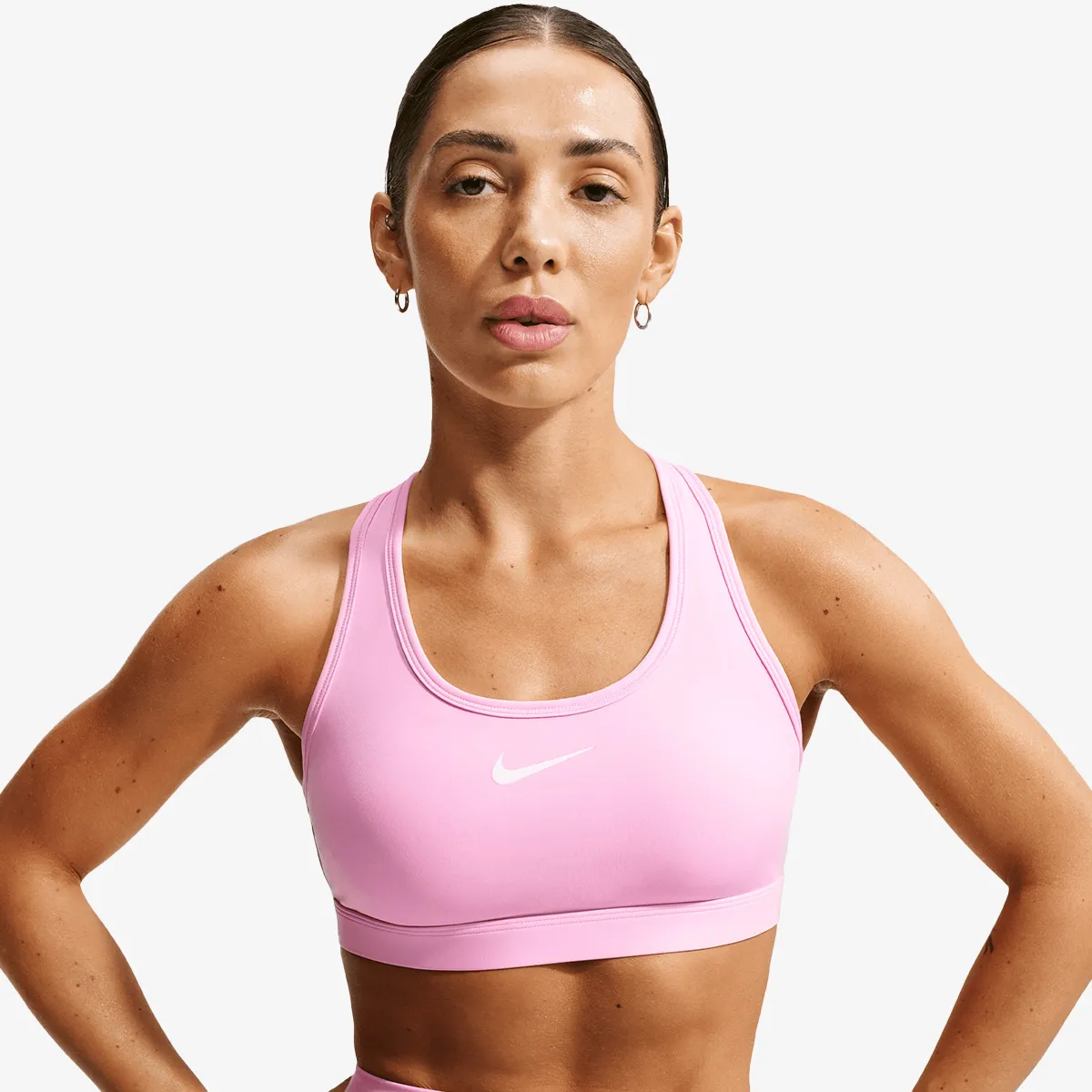 NIKE Sportski grudnjak W NK SWSH MED SPT BRA 