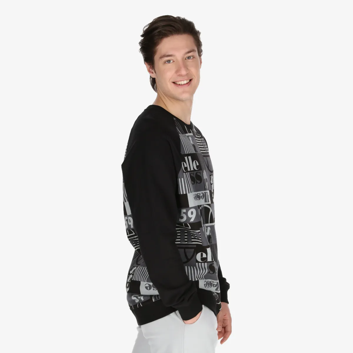 ELLESSE Majica bez kragne MENS ITALIA CREWNECK