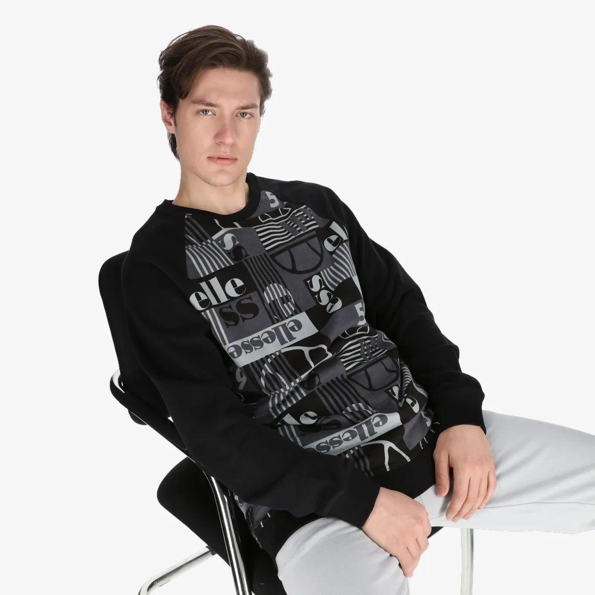 ELLESSE Majica bez kragne MENS ITALIA CREWNECK