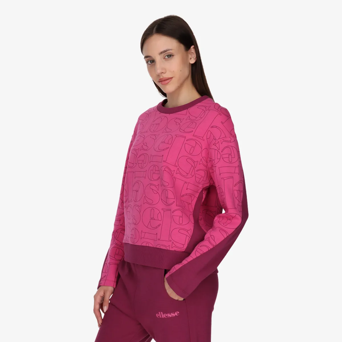 ELLESSE Majica bez kragne LADIES ITALIA CREWNECK